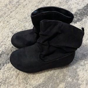 EUC Toddler Fashion Black Boots